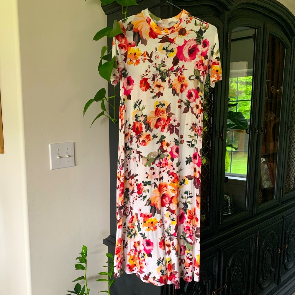 Floral MIDI Dress